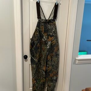 Redhead Camo Bib Overalls Hunting Lightweight Size XXL GUC